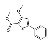 methyl 3-methoxy-5-phenylthiophene-2-carboxylate Structure