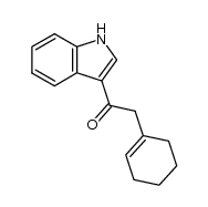 2-(cyclohex-1-en-1-yl)-1-(1H-indol-3-yl)ethanone Structure