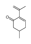 5-methyl-2-prop-1-en-2-ylcyclohex-2-en-1-one结构式