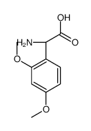 (2S)-2-amino-2-(2,4-dimethoxyphenyl)acetic acid Structure