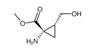 Cyclopropanecarboxylic acid, 1-amino-2-(hydroxymethyl)-, methyl ester, (1S- picture