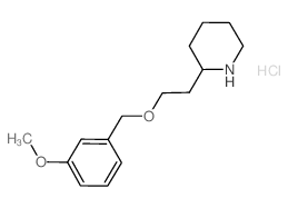 2-{2-[(3-Methoxybenzyl)oxy]ethyl}piperidine hydrochloride结构式