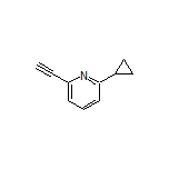 2-Cyclopropyl-6-ethynylpyridine Structure