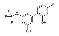 5-fluoro-2-[3-hydroxy-5-(trifluoromethoxy)phenyl]phenol Structure