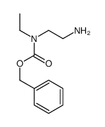 Benzyl (2-aminoethyl)ethylcarbamate Structure