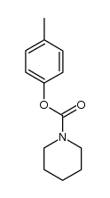 piperidine-1-carboxylic acid p-tolyl ester结构式