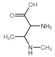 2-amino-3-N-methylaminobutyric acid Structure