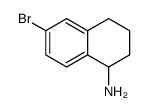 6-溴-1,2,3,4-四氢萘-1-胺结构式