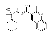 N'-[1-(3,4-dihydro-2H-pyridin-1-yl)-1-hydroxyethyl]-2-methylquinoline-3-carbohydrazide Structure