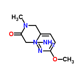 N-[(6-Methoxy-3-pyridazinyl)methyl]-N-methylglycinamide Structure