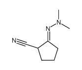 Cyclopentanecarbonitrile, 2-(dimethylhydrazono)- (9CI)结构式