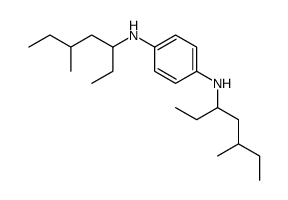 N,N'-bis(1-ethyl-3-methylpentyl)-p-phenylenediamine Structure