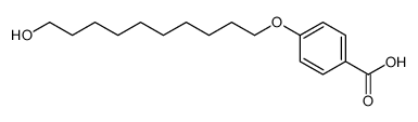 4-(10-hydroxydecoxy)benzoic acid结构式