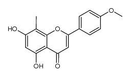 8-methylacacetin结构式