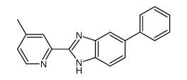 2-(4-Methyl-2-pyridyl)-5-phenyl-1H-benzimidazole Structure