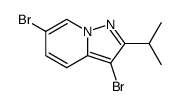 3,6-dibromo-2-propan-2-ylpyrazolo[1,5-a]pyridine Structure