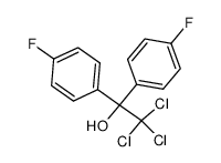 2,2,2-trichloro-1,1-bis-(4-fluoro-phenyl)-ethanol Structure