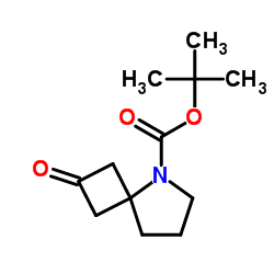 tert-butyl 2-oxo-5-azaspiro[3.4]octane-5-carboxylate structure