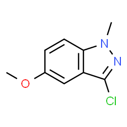 3-Chloro-5-methoxy-1-methyl-1H-indazole structure