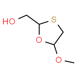 1,3-Oxathiolane-2-methanol,5-methoxy-(9CI) Structure