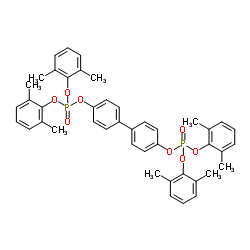 4,4'-Biphenyldiyl tetrakis(2,6-dimethylphenyl) bis(phosphate) Structure