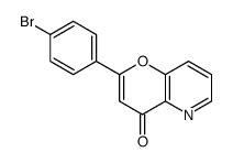 2-(4-bromophenyl)pyrano[3,2-b]pyridin-4-one Structure