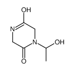 2,5-Piperazinedione,1-(1-hydroxyethyl)-(9CI)结构式