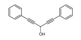 1,5-diphenylpenta-1,4-diyn-3-ol Structure