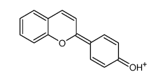 2-(4-Hydroxyphenyl)-1-benzopyrylium picture