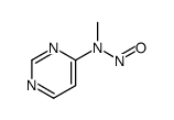 Pyrimidine, 4-(methylnitrosamino)- (8CI) structure