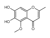 6,7-dihydroxy-5-methoxy-2-methyl-4H-[1]benzopyran-4-one Structure