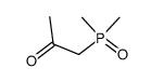 2-Propanone, 1-(dimethylphosphinyl)- (8CI,9CI) Structure