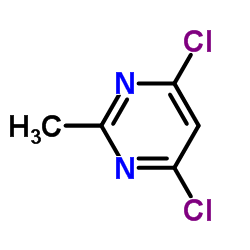 4,6-Dichloro-2-methylpyrimidine structure