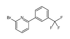 2-bromo-6-(3-(trifluoromethyl)phenyl)pyridine结构式