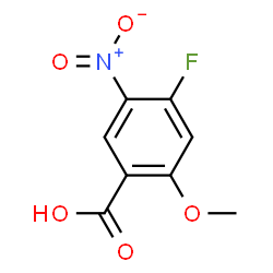 4-Fluoro-2-methoxy-5-nitrobenzoic acid structure