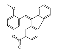 9-[(2-methoxyphenyl)methylidene]-2-nitrofluorene Structure