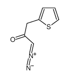 1-diazonio-3-thiophen-2-ylprop-1-en-2-olate Structure