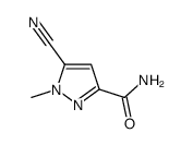 1H-Pyrazole-3-carboxamide,5-cyano-1-methyl-(9CI) Structure