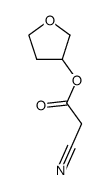 Acetic acid, cyano-, tetrahydro-3-furanyl ester (9CI)结构式