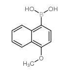 (4-Methoxy-1-Naphthyl)Boronic Acid Structure