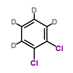 1,2-Dichloro(2H4)benzene Structure