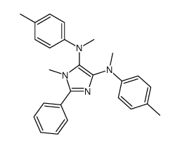 1-methyl-2-phenyl-4,5-bis(methyl-4-tolylamino)-1H-imidazole结构式