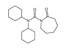 N,N-dicyclohexyl-2-oxoazepane-1-carboxamide Structure