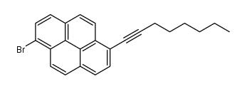 1-Bromo-6-(oct-1-ynyl)pyrene Structure