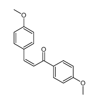 cis-4,4'-Dimethoxy-chalkon结构式