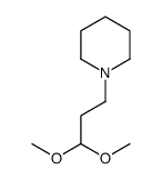 B-PIPERIDINOPROPIONALDEHYDE DIMETHYL ACETAL结构式