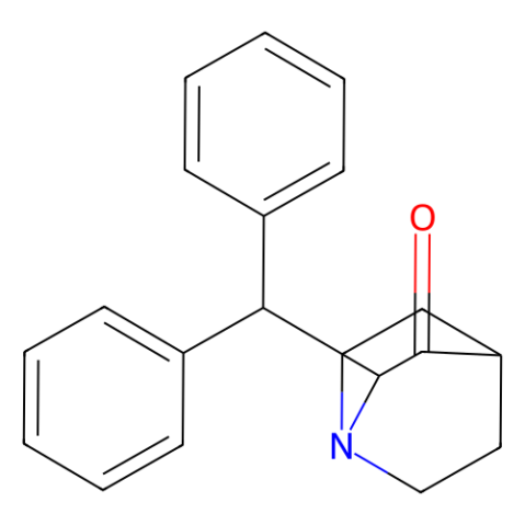 2-(DIPHENYLMETHYL)-QUINUCLIDIN-3-ONE Structure