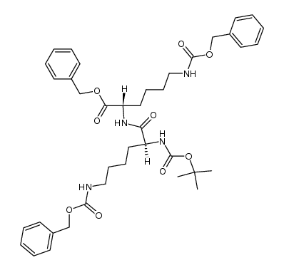 Boc-Lys(Z)-Lys(Z)-OBzl Structure