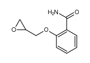 2-(2,3-epoxy-propoxy)-benzoic acid amide结构式