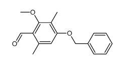 2-Methoxy-3,6-dimethyl-4-(benzyloxy)benzaldehyde picture